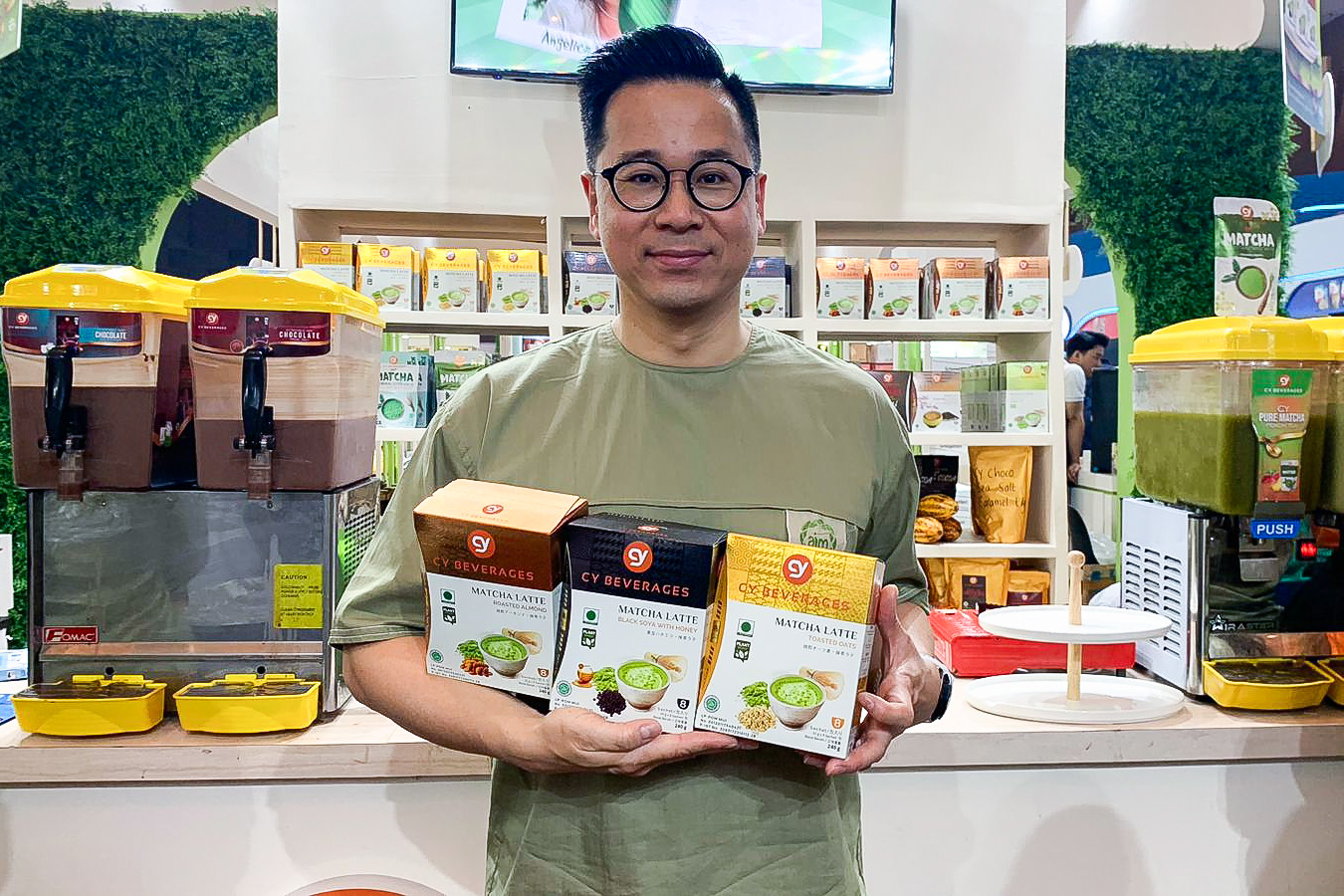 cy-beverages-perkenalkan-matcha-latte-plant-based-di-food-and-hotel-indonesia-fhi